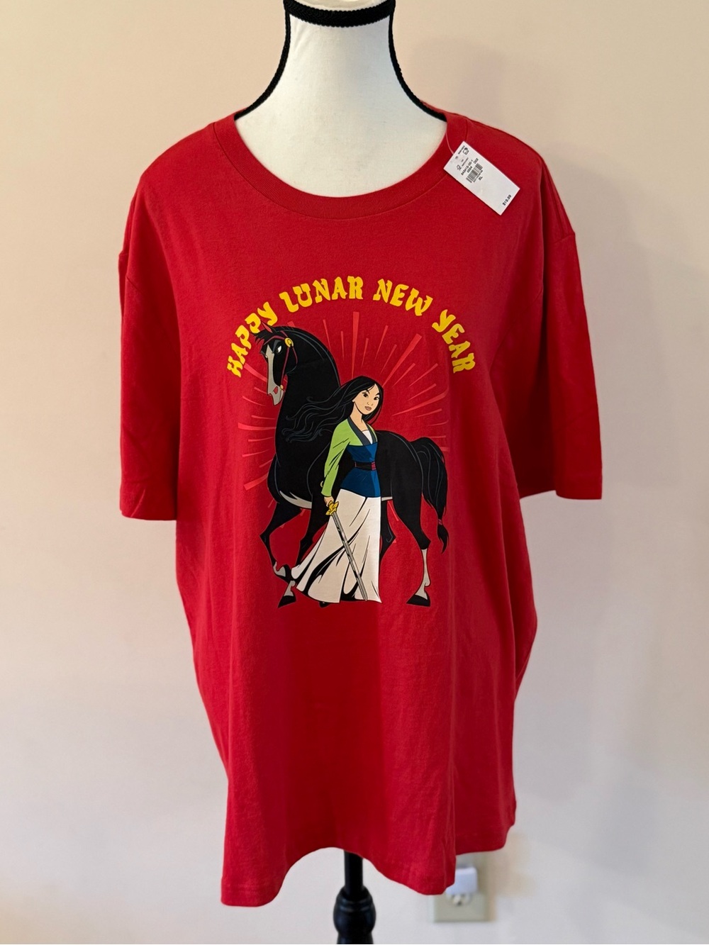 Happy Lunar New Year Red Graphic Tee